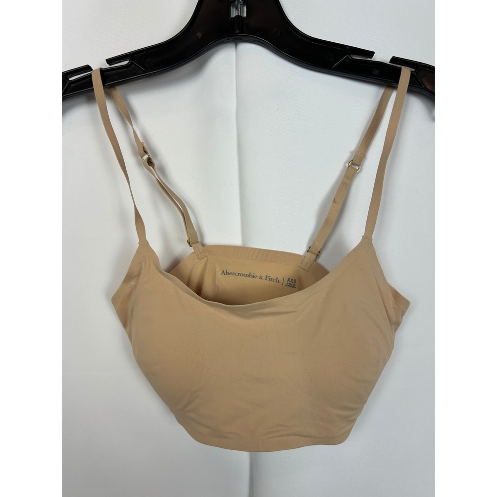 Abercrombie & Fitch Tan‎ Seamless Bralette Minimalist Clean Girl XXS